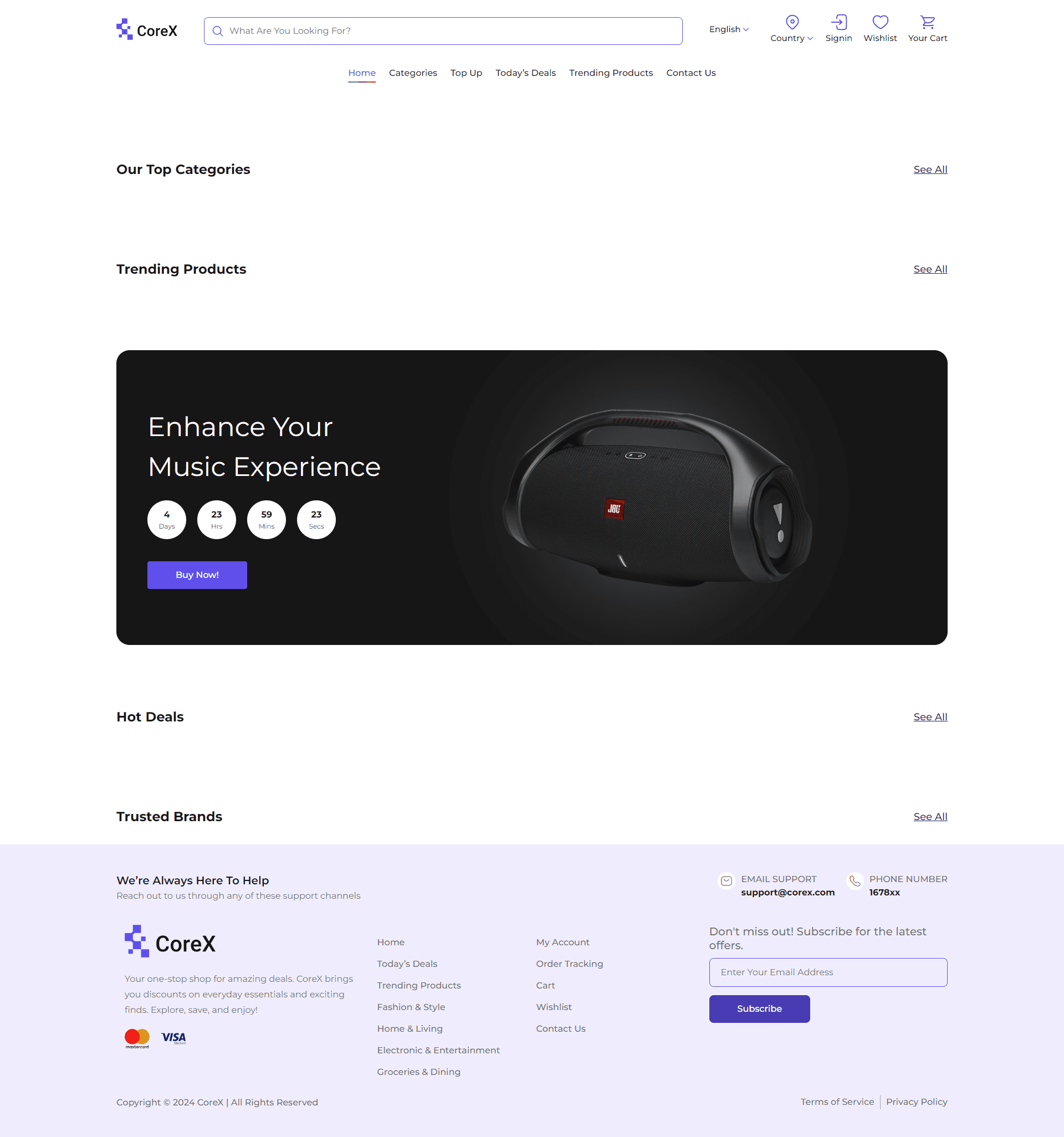 CoreX Solutions Platform