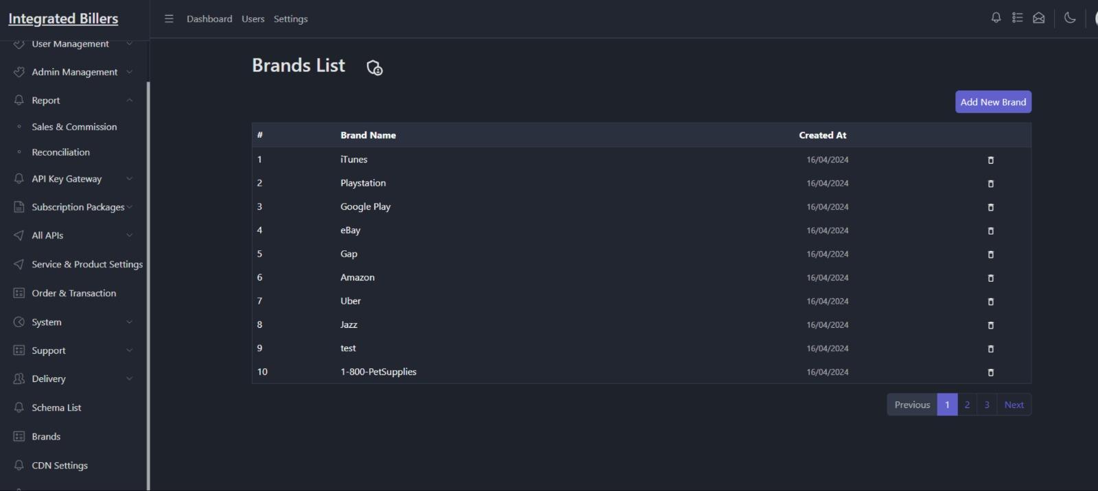 Integrated Billers Platform